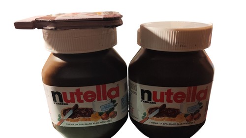 Coppia barattoli nutella - di,