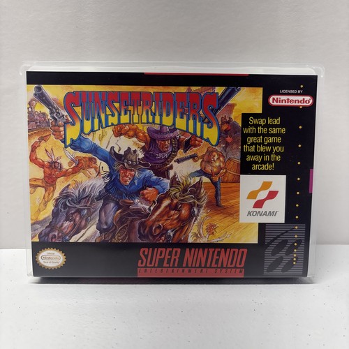 Sunset riders snes - riders, custodia