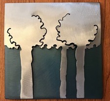 Deep Woods Metal Tile Wall Art