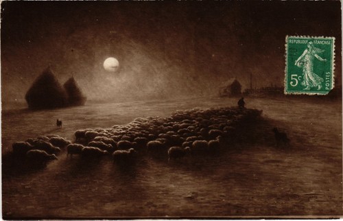 Cpa clair lune rentree - ak,