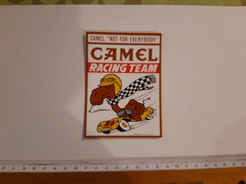 Adesivo vintage camel racing - adesivo,