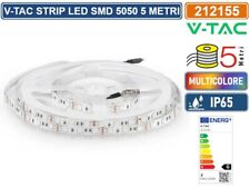 V-TAC VT-5050-60 STRISCIA LED FLESSIBILE 35W SMD RGB 60 LED/METRO 12V IP65 5MT