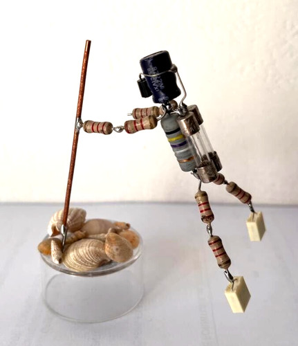 Scultura metallo 100 - in,