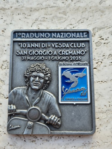 Vespa club italia placca - d'italia,