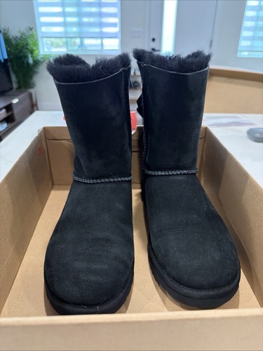 Stivali ugg bailey bow neri - stivali,