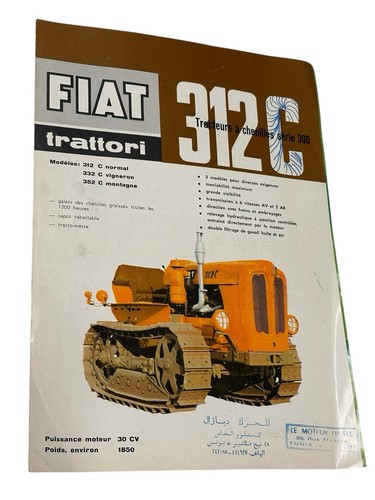 Brochure trattore cingolato