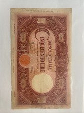 REGNO D’ITALIA BANCONOTA