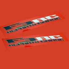 Adesivi grafica specchio ala MV F3 Reparto corse x 2 PICCOLI bianco e nero ital