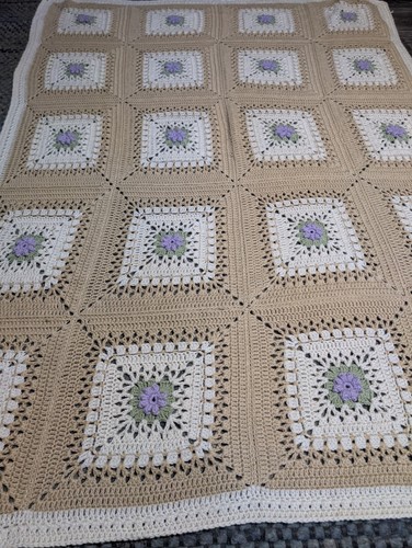 Coperta quadrata nonna 74x64 - coperta,
