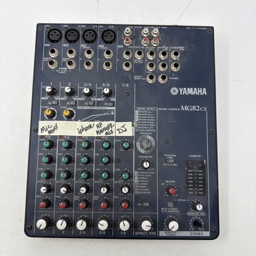 Non testato yamaha - testato*, mg82cx