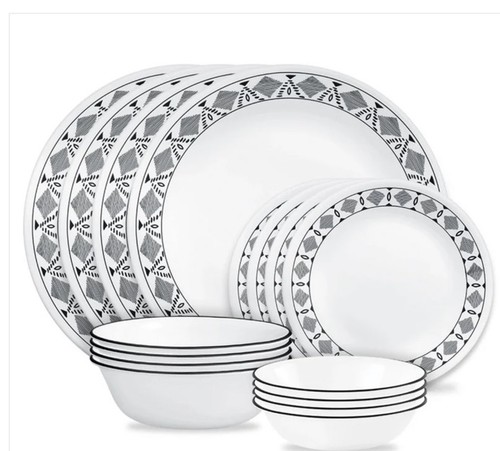 Corelle grigio bianco - grigio,