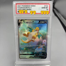 PSA 10 Dragonite V 192/203