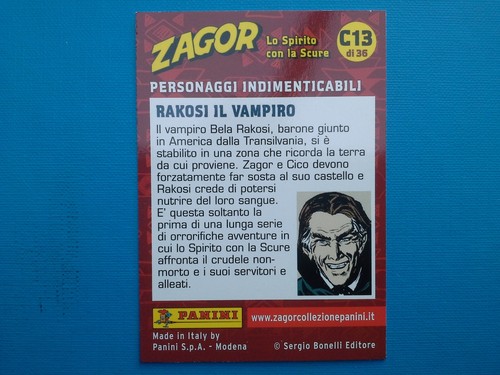 Figurine panini zagor - panini,
