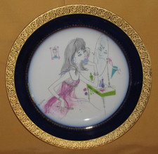 Piatto Soprammobile Porcellana