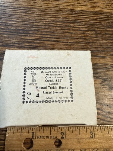Mustad vintage 3551 bronzo - mustad,