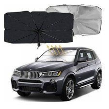 PARASOLE PER AUTO PARABREZZA ANTERIORE PIEGHEVOLE OMBRELLO PORTATILE AS-06636