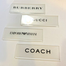 Targhette di marca designer