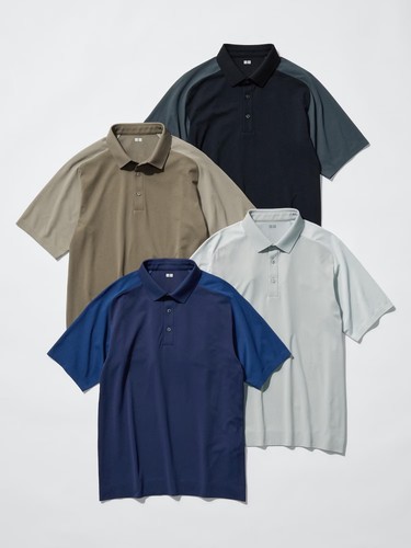 Polo uniqlo dry adam scott - dry-ex,