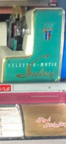 Seeburg jukebox v200 green - seeburg,