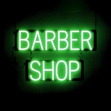 Insegna SpellBrite BARBER SHOP