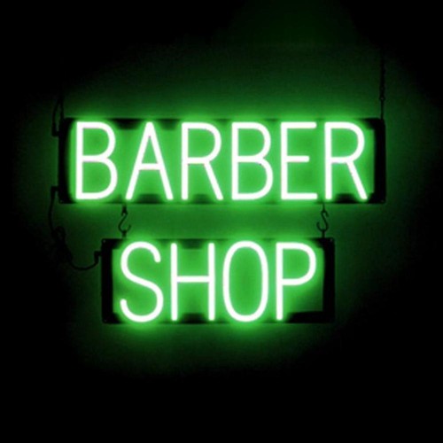 Insegna spellbrite barber shop - insegna,
