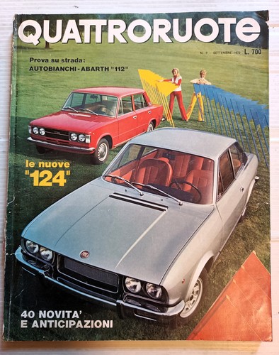 Quattroruote 201 1972 fiat 124 - 201,