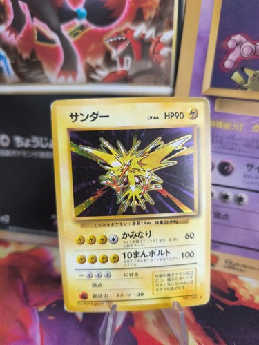 Carta pokemon card zapdos - pokemon,