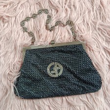 Giorgio Armani Black Beaded
