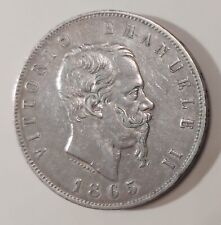 VITTORIO EMANUELE II 5 LIRE