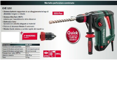 Metabo martello perforatore - martello,