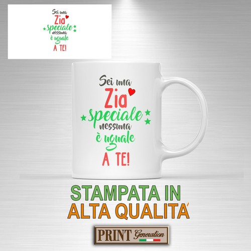 Tazza stampa alta qualità zia