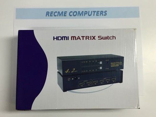 Hdmi matrix switch 2x4 - matrix,