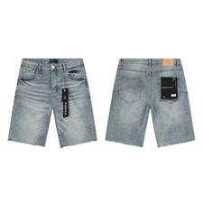 Brand Washed Blue Shorts