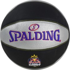 palloni da basket Unisex, Spalding TF-33 Red Bull Half Court Ball, nero