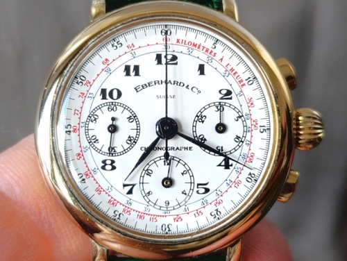 Eberhard crono manuale argento - manuale,