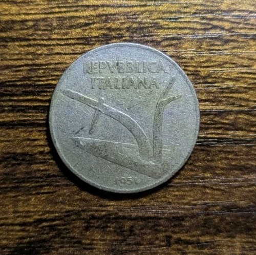 1951 repvbblica italiana ten - 1951,