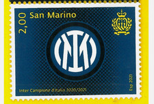 Francobollo INTER Campione