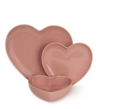 Servizio piatti cuore - servizio,