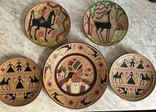 5 piatti sardi da parete