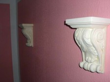 2 x consolle da parete consolle da parete consolle per camino consolle mobili greci beige bianco