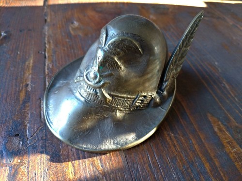 Cappello alpini ottone fregio - cappello,