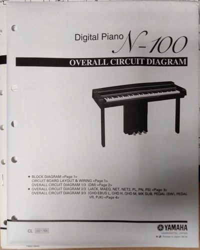 Yamaha 100 pianoforte - n-100,