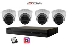 Kit Videosorveglianza Hikvision 4 Canali IP POE 4 Dome 4 MPX 500GB Cloud