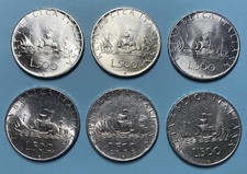 LOTTO 500 LIRE ARGENTO CARAVELLE