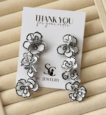 Zara style contrast flower - style,