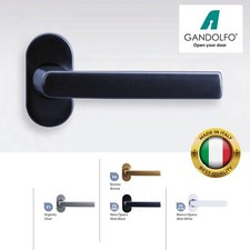 Coppia maniglie maniglia per porte interne mod. PESIO alluminio, design moderno