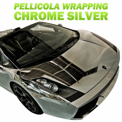 Pellicola adesiva cromata - adesiva,
