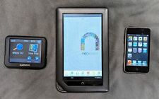 Garmin nuvi 30 GPS, Barnes & Noble Nook Color BNRV200, Apple iPod 8 GB (A1288)