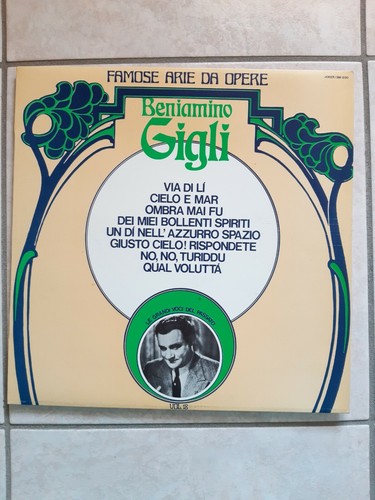 Vinile beniamino gigli famose - beniamino,