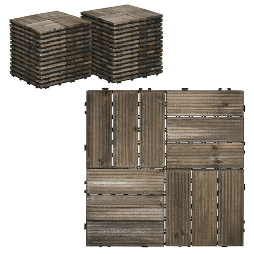 Piastrelle decking grigio - piastrelle,